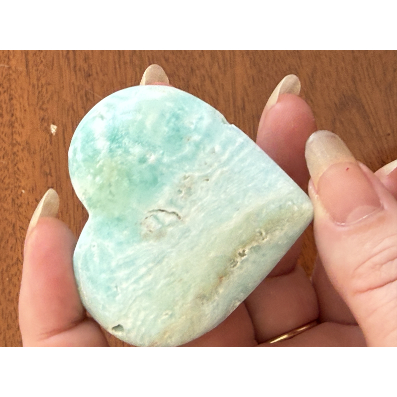 Caribisk Calcit Hjerte P