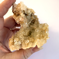 Bjergkrystal m Golden Healer Klynge W