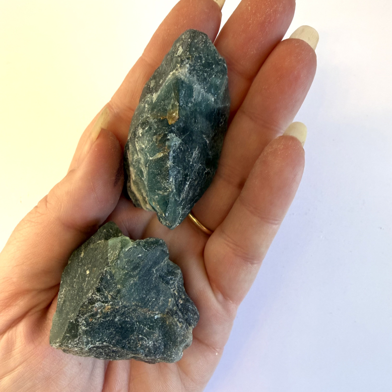 Bl�/gr�n Flourit klynger asos 