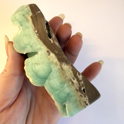 Bl� Agagonit T�rn delvis poleret D