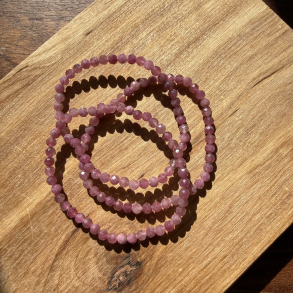 Pink Turmalin, Armb�nd 4mm 