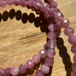 Pink Turmalin, Armb�nd 4mm 