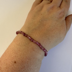 Pink Turmalin, Armb�nd 4mm 