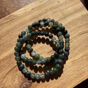 Mos agat Armb�nd 6mm