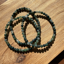 Mos agat Armb�nd 4mm