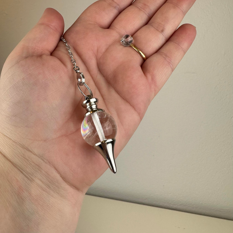 Pendul Bjergkrystal kugle