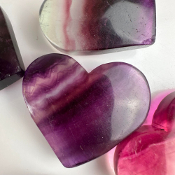 Fluorit, mellem hjerte 