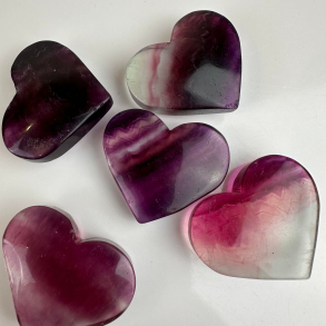 Fluorit, mellem hjerte 