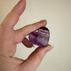 Fluorit, mellem hjerte 