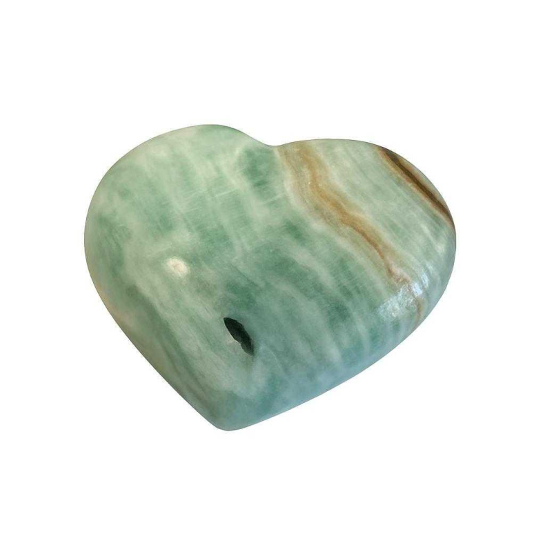 Caribisk Calcit hjerte A 