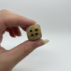 Natur Agat Terninger 