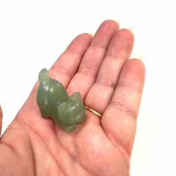 Grn Aventurin, stende kat