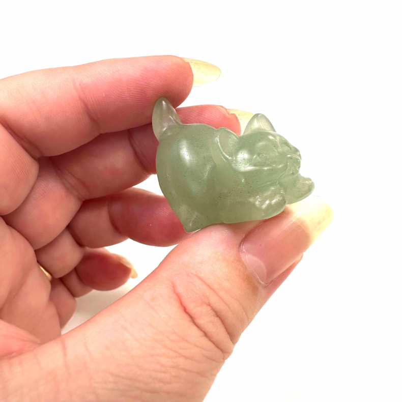 Grn Aventurin, stende kat