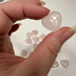 Rosakvarts, mini hjerte 