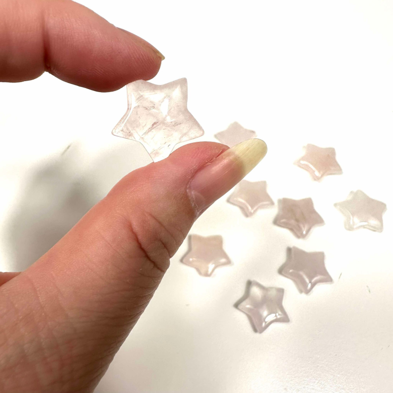 Rosakvarts, mini stjerne 