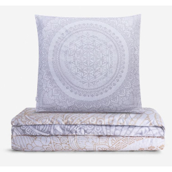 Silver Gold, kologisk sengetj m. rosakvarts