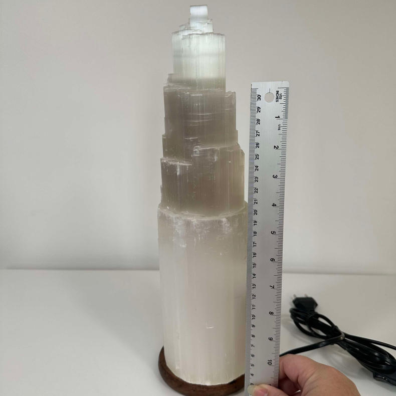 Selenit Lampe, Xlarge 